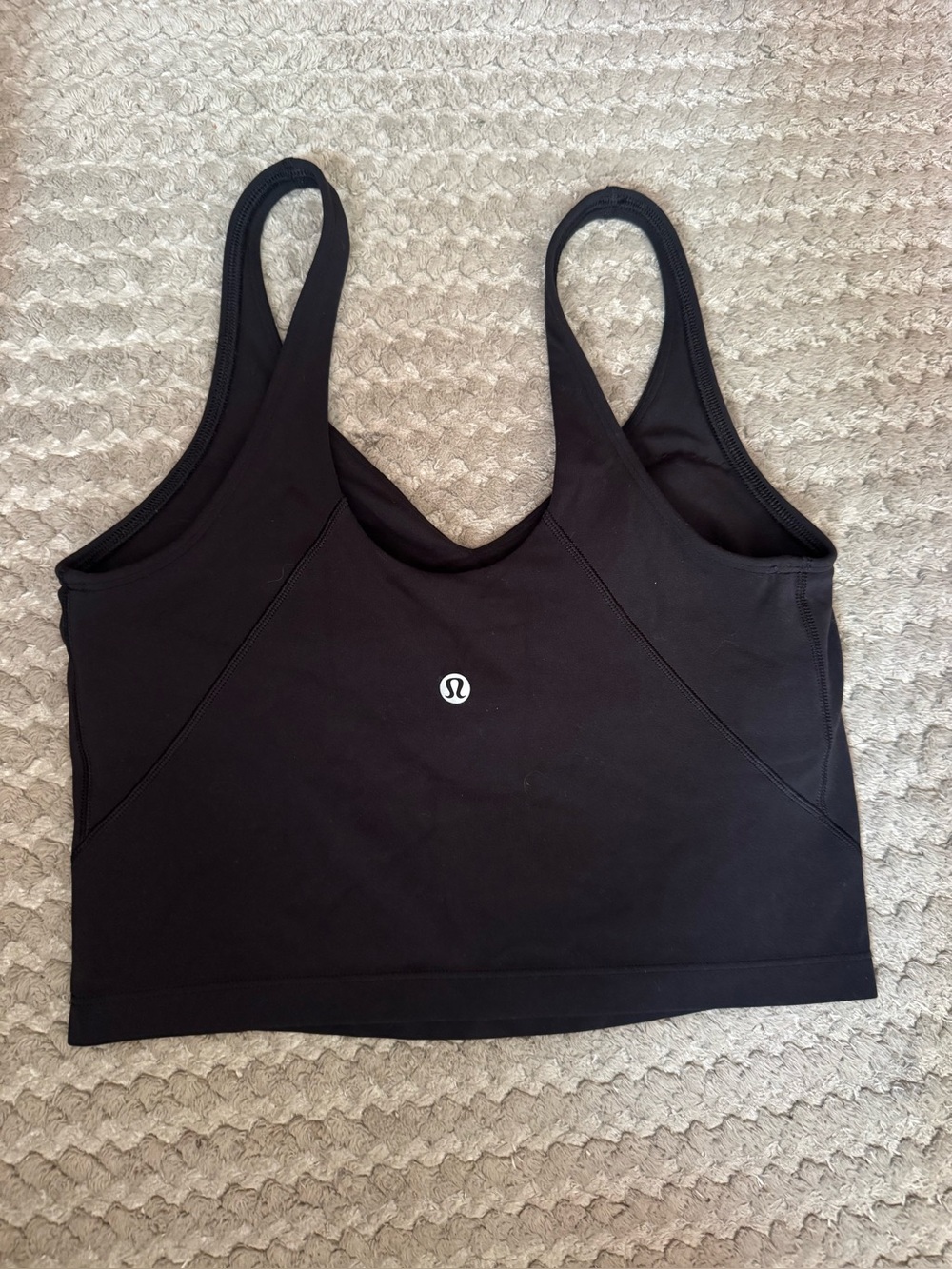 lululemon athletica Black Scoop-Back Sports Bra Tank